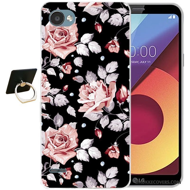 Etui Lg Q6 Tasker Lyseblå Telefon, Cover Lg Q6 Beskyttelse Anti-fald