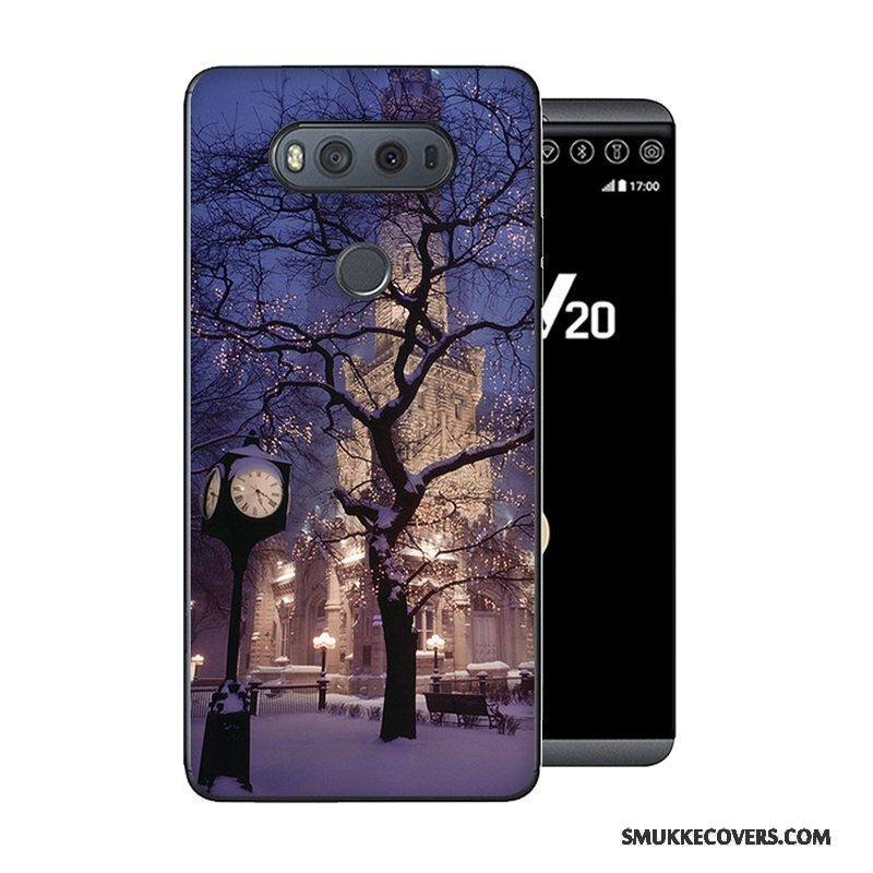 Etui Lg V20 Blød Ny Anti-fald, Cover Lg V20 Kreativ Grå Af Personlighed