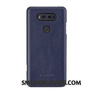 Etui Lg V20 Læder Telefonanti-fald, Cover Lg V20 Beskyttelse Grøn Skridsikre