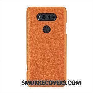 Etui Lg V20 Læder Telefonanti-fald, Cover Lg V20 Beskyttelse Grøn Skridsikre