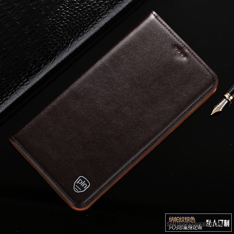 Etui Lg V20 Læder Telefongul, Cover Lg V20 Folio Anti-fald