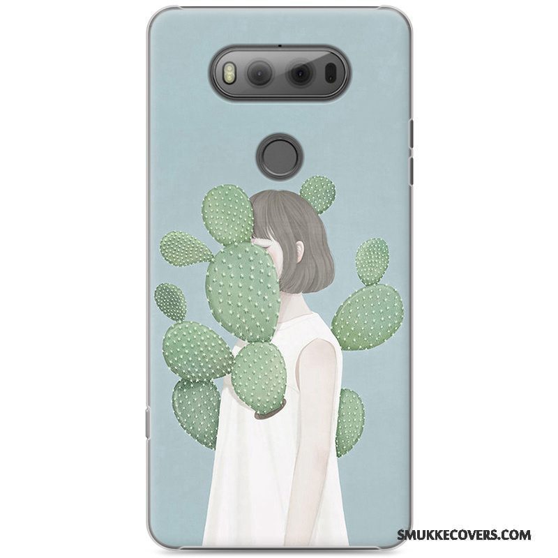 Etui Lg V20 Malet Kunst Lyse, Cover Lg V20 Beskyttelse Lille Sektion Gul