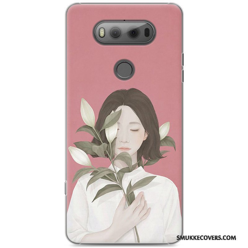 Etui Lg V20 Malet Kunst Lyse, Cover Lg V20 Beskyttelse Lille Sektion Gul