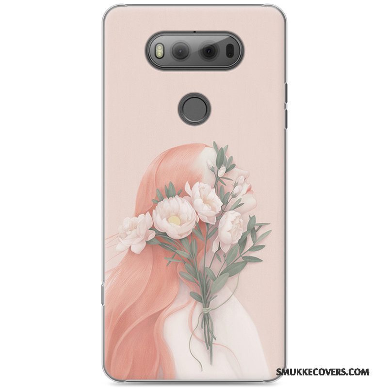 Etui Lg V20 Malet Kunst Lyse, Cover Lg V20 Beskyttelse Lille Sektion Gul