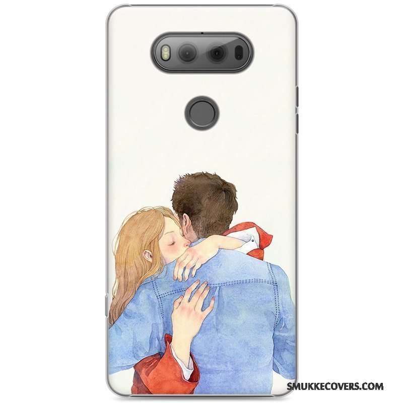 Etui Lg V20 Malet Kunst Lyse, Cover Lg V20 Beskyttelse Lille Sektion Gul