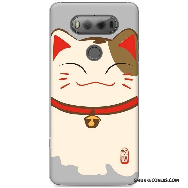 Etui Lg V20 Malet Lyserød Telefon, Cover Lg V20 Cartoon