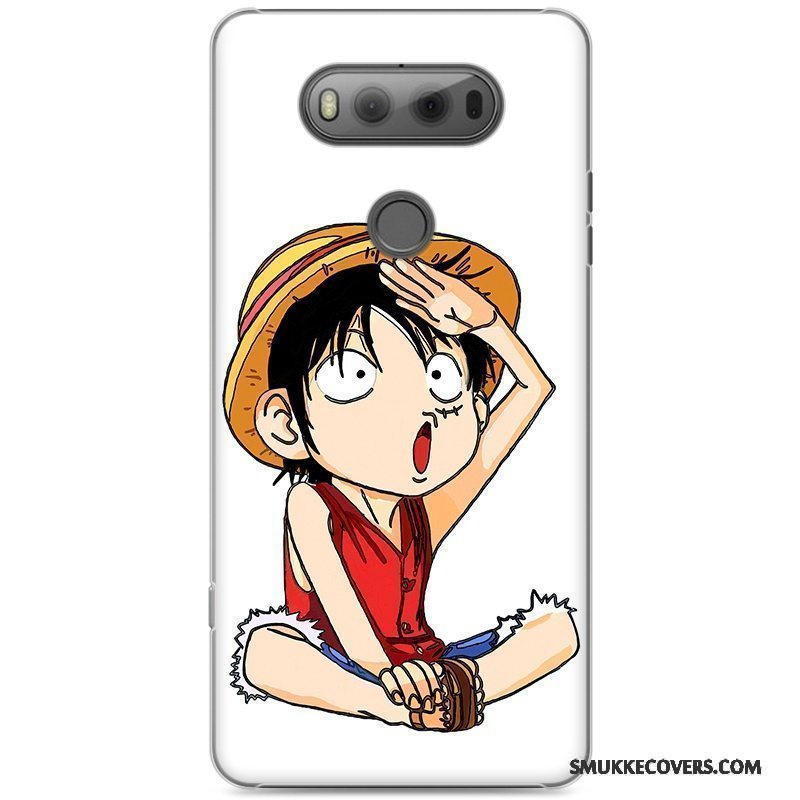 Etui Lg V20 Malet Lyserød Telefon, Cover Lg V20 Cartoon