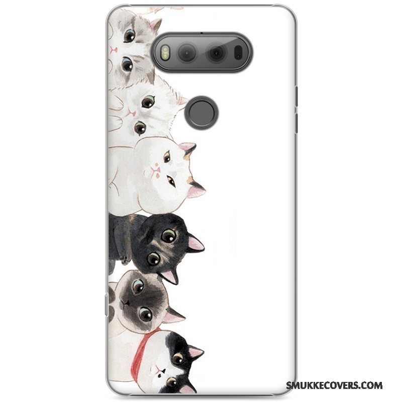 Etui Lg V20 Malet Lyserød Telefon, Cover Lg V20 Cartoon