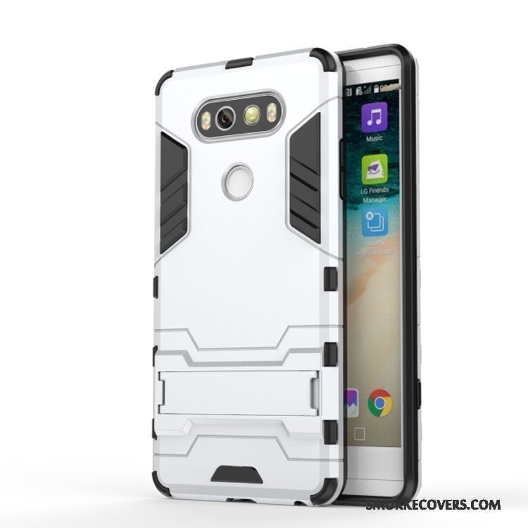 Etui Lg V20 Support Rød Telefon, Cover Lg V20 Beskyttelse Anti-fald Af Personlighed