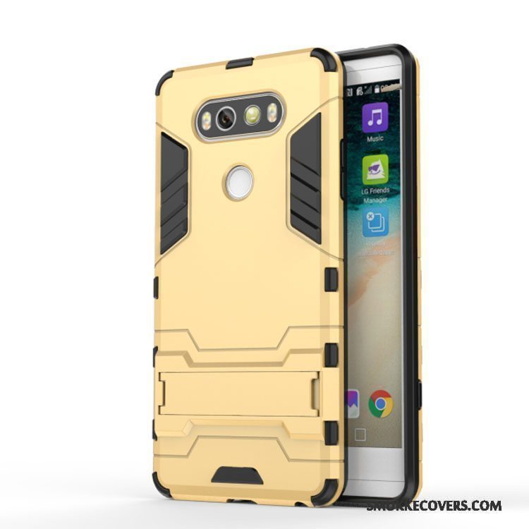 Etui Lg V20 Support Rød Telefon, Cover Lg V20 Beskyttelse Anti-fald Af Personlighed