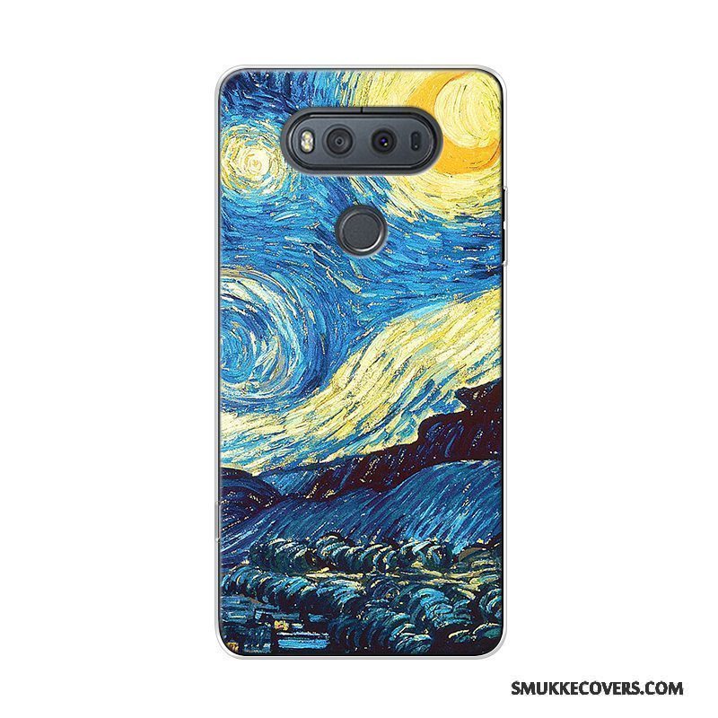 Etui Lg V20 Tasker Kunst Høj, Cover Lg V20 Farve Stjerneklar Original