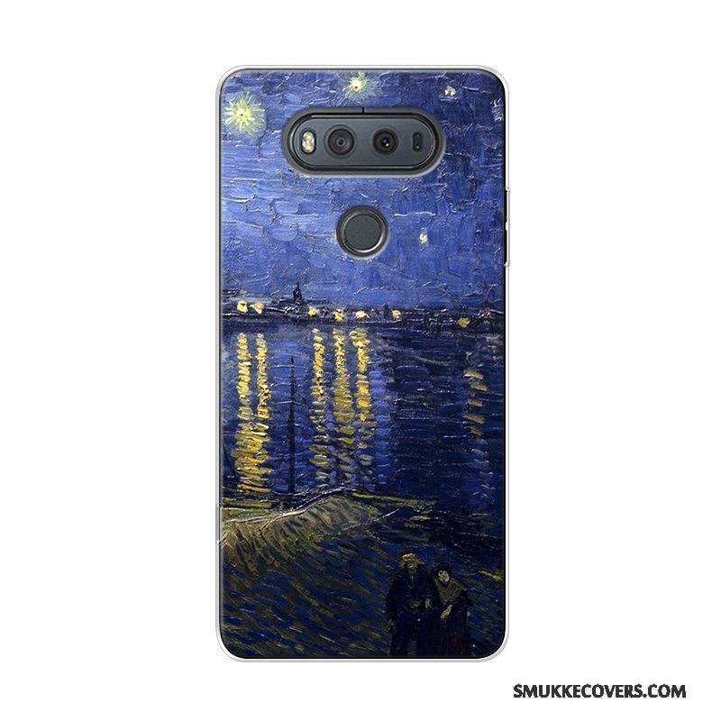 Etui Lg V20 Tasker Kunst Høj, Cover Lg V20 Farve Stjerneklar Original