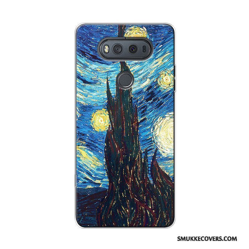 Etui Lg V20 Tasker Kunst Høj, Cover Lg V20 Farve Stjerneklar Original