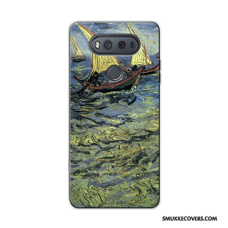 Etui Lg V20 Tasker Kunst Høj, Cover Lg V20 Farve Stjerneklar Original