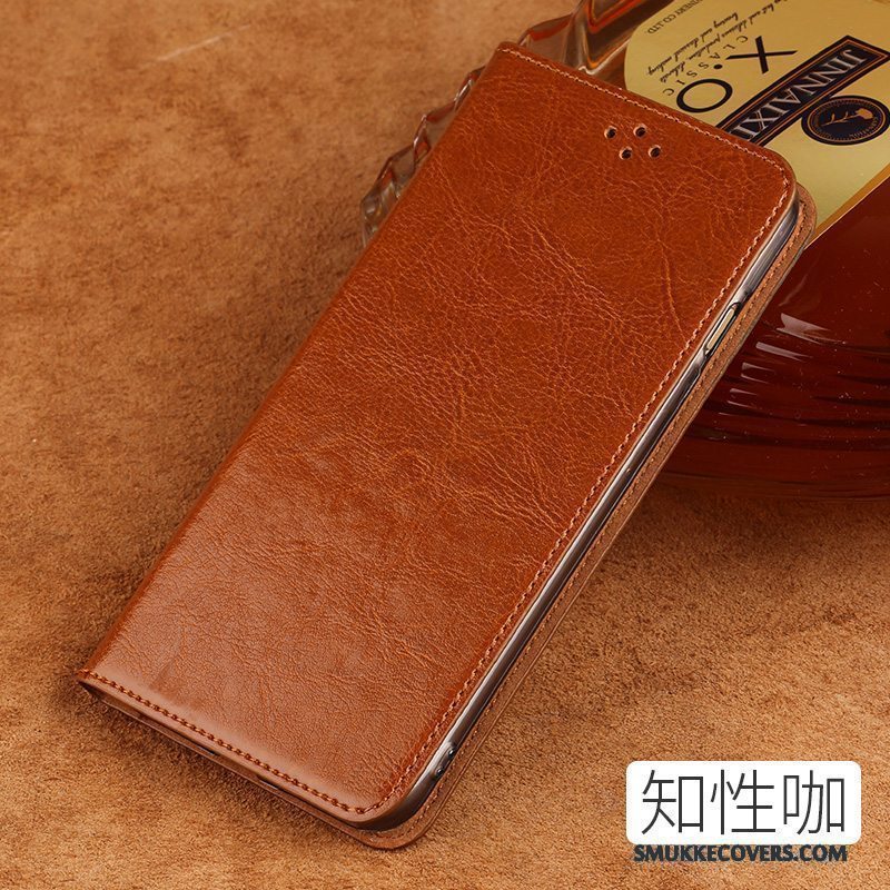 Etui Lg V30 Beskyttelse Rød Anti-fald, Cover Lg V30 Læder Business Trendy