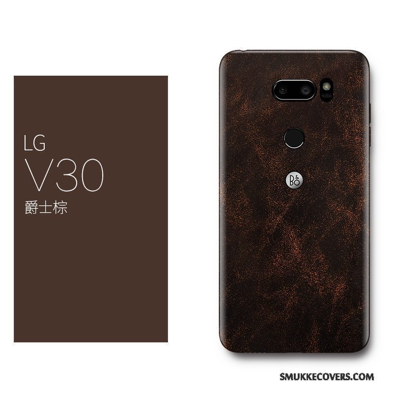 Etui Lg V30 Beskyttelse Rød Tynd, Cover Lg V30 Luksus Telefon