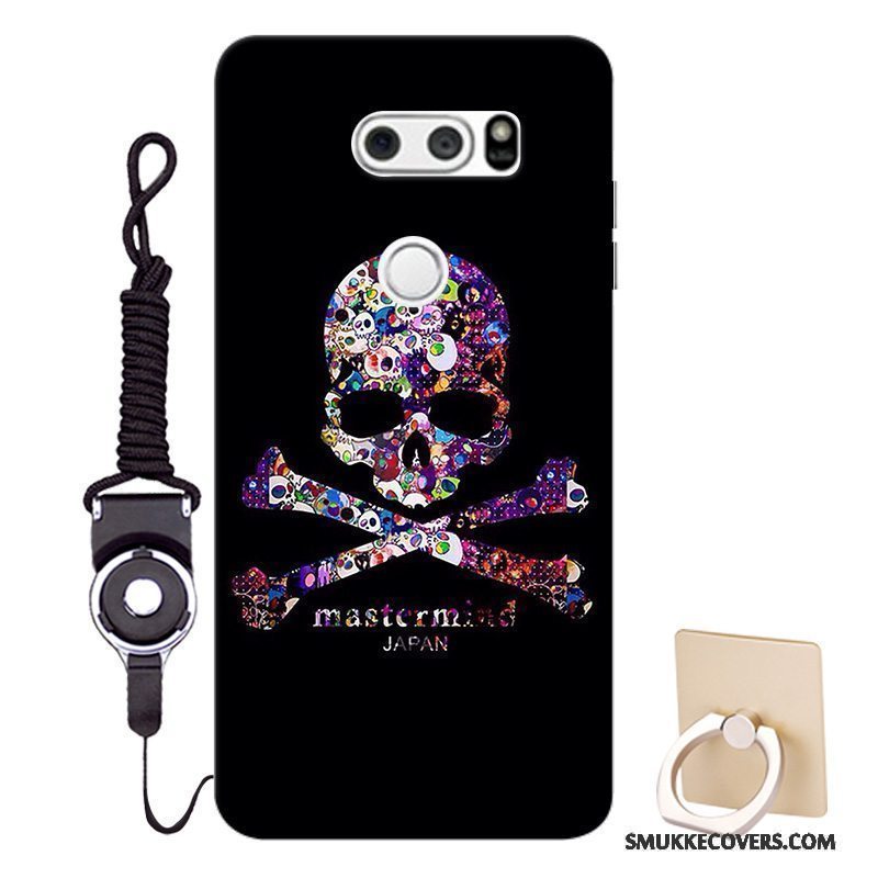 Etui Lg V30 Blød Anti-fald Tilpas, Cover Lg V30 Cartoon Mønster Telefon