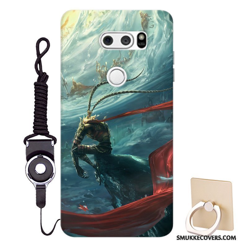 Etui Lg V30 Blød Anti-fald Tilpas, Cover Lg V30 Cartoon Mønster Telefon