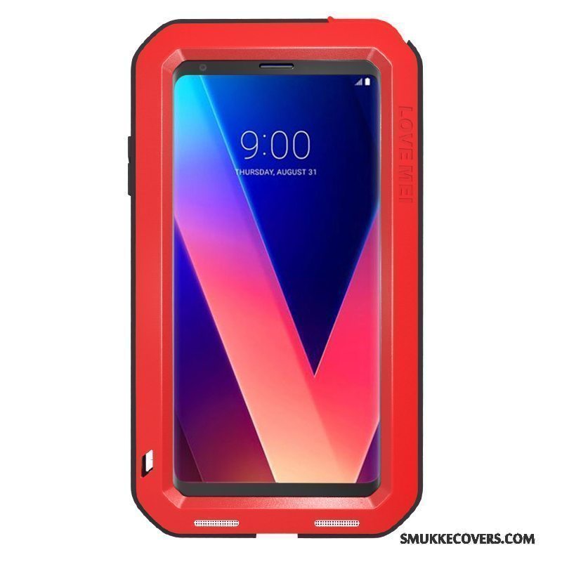 Etui Lg V30 Tasker Europa Telefon, Cover Lg V30 Beskyttelse Sort Hård