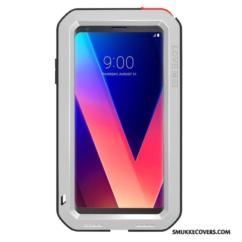 Etui Lg V30 Tasker Europa Telefon, Cover Lg V30 Beskyttelse Sort Hård