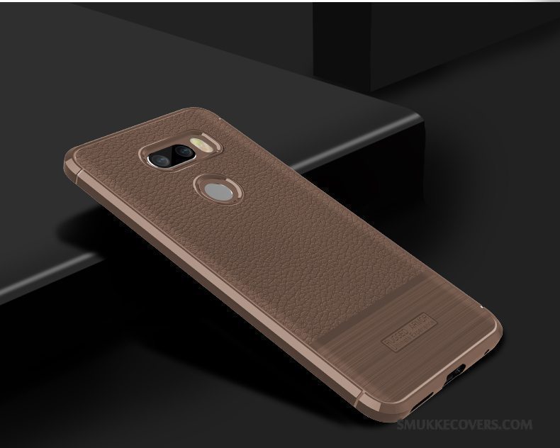 Etui Lg V30 Tasker Telefonanti-fald, Cover Lg V30 Beskyttelse Grå