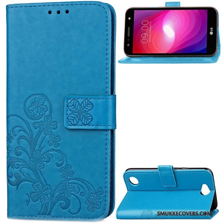 Etui Lg X Power 2 Blød Lilla Telefon, Cover Lg X Power 2 Beskyttelse Anti-fald