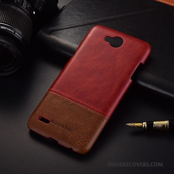 Etui Lg X Power 2 Læder Brun Business, Cover Lg X Power 2 Beskyttelse Telefontynd