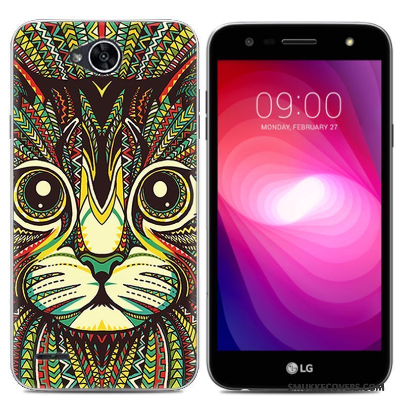 Etui Lg X Power 2 Malet Grå Telefon, Cover Lg X Power 2 Blød Gennemsigtig Trend