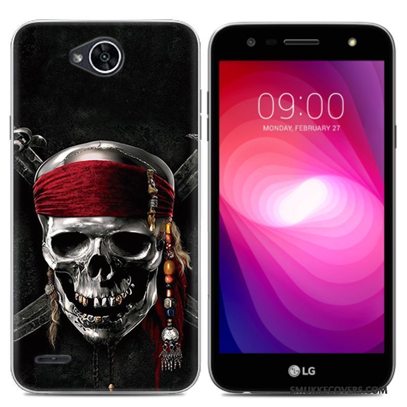 Etui Lg X Power 2 Malet Grå Telefon, Cover Lg X Power 2 Blød Gennemsigtig Trend