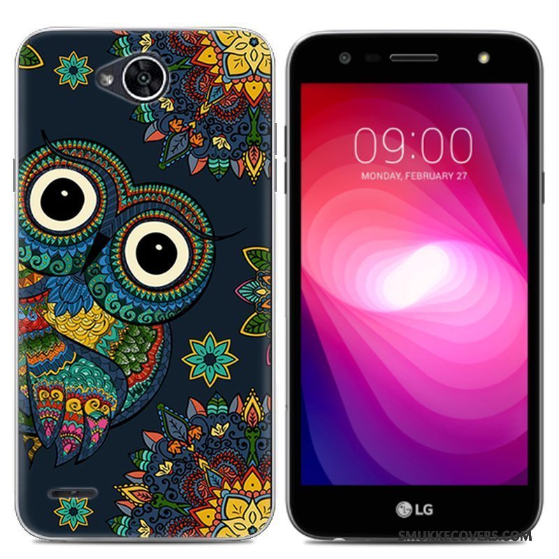 Etui Lg X Power 2 Malet Grå Telefon, Cover Lg X Power 2 Blød Gennemsigtig Trend