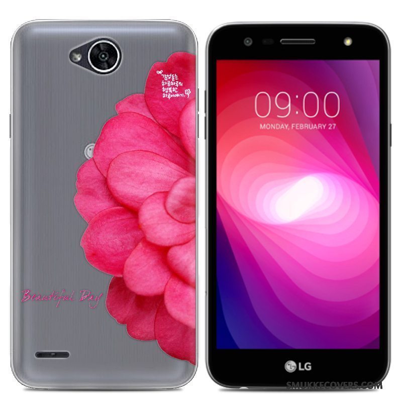 Etui Lg X Power 2 Malet Grå Telefon, Cover Lg X Power 2 Blød Gennemsigtig Trend