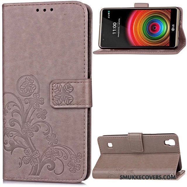 Etui Lg X Power Beskyttelse Anti-fald Hængende Ornamenter, Cover Lg X Power Kreativ Trendy Rød