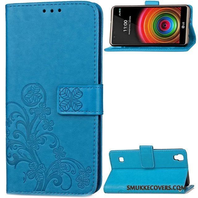 Etui Lg X Power Beskyttelse Anti-fald Hængende Ornamenter, Cover Lg X Power Kreativ Trendy Rød