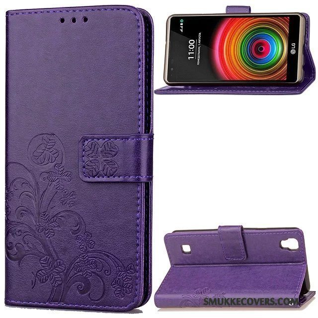 Etui Lg X Power Beskyttelse Anti-fald Hængende Ornamenter, Cover Lg X Power Kreativ Trendy Rød