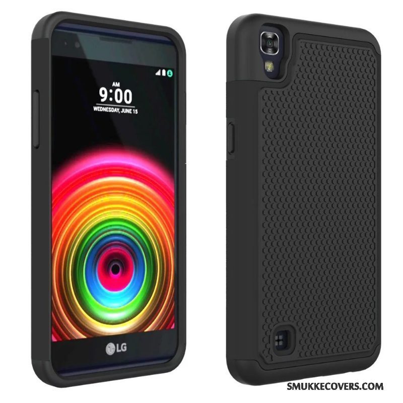 Etui Lg X Power Beskyttelse Skridsikre Lilla, Cover Lg X Power Blød Telefonanti-fald