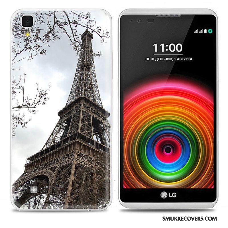 Etui Lg X Power Cartoon Telefonaf Personlighed, Cover Lg X Power Blød Blå Tynd