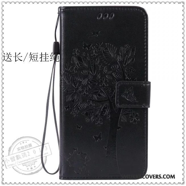 Etui Lg X Power Læder Lilla Telefon, Cover Lg X Power Blød Anti-fald