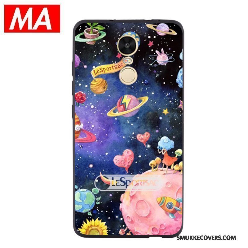 Etui Mi 4 Beskyttelse Oliemaleri Planet, Cover Mi 4 Blød Rød Af Personlighed