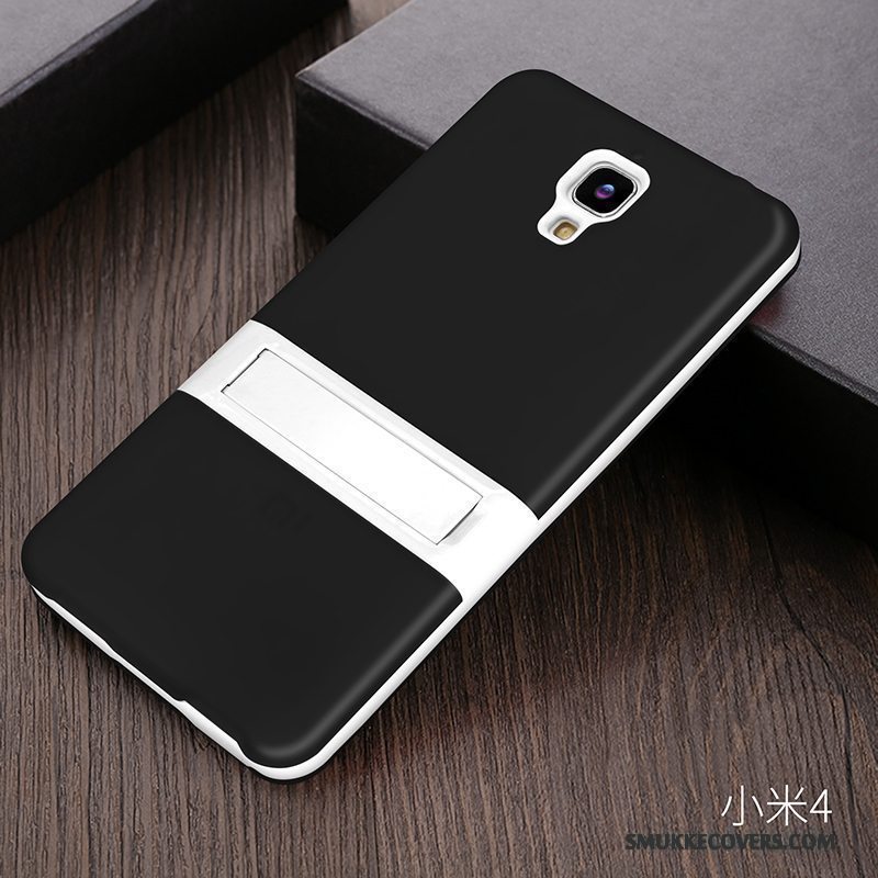 Etui Mi 4 Support Telefonnubuck, Cover Mi 4 Silikone Lille Sektion Tynd