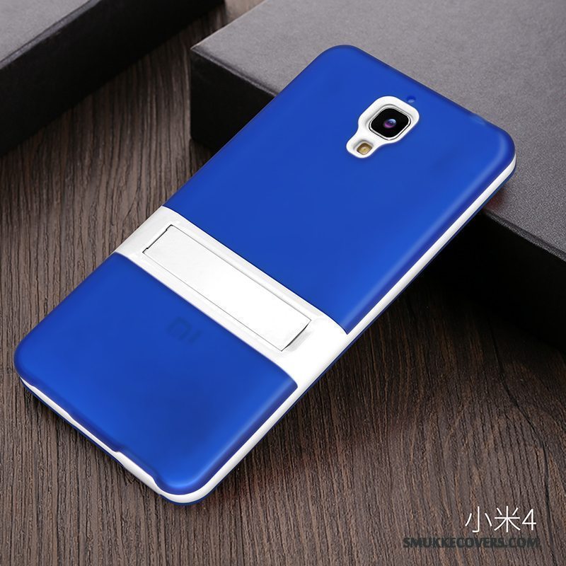 Etui Mi 4 Support Telefonnubuck, Cover Mi 4 Silikone Lille Sektion Tynd