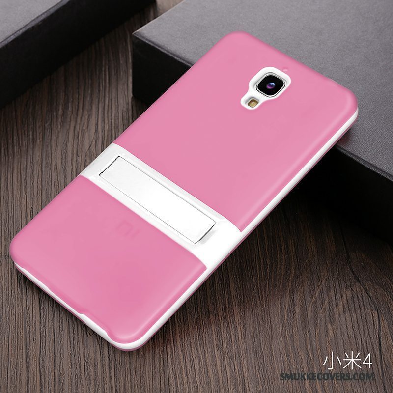 Etui Mi 4 Support Telefonnubuck, Cover Mi 4 Silikone Lille Sektion Tynd