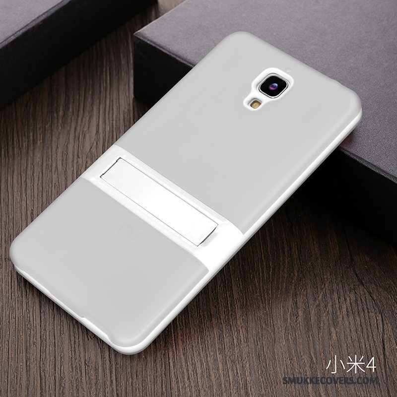 Etui Mi 4 Support Telefonnubuck, Cover Mi 4 Silikone Lille Sektion Tynd