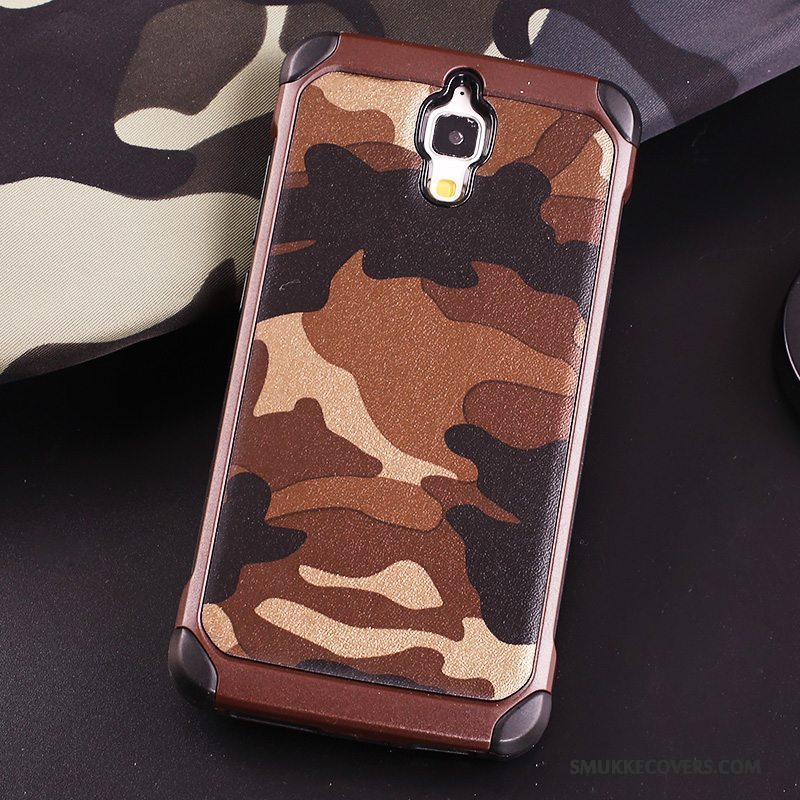 Etui Mi 4 Tasker Anti-fald Camouflage, Cover Mi 4 Beskyttelse Ring Lille Sektion