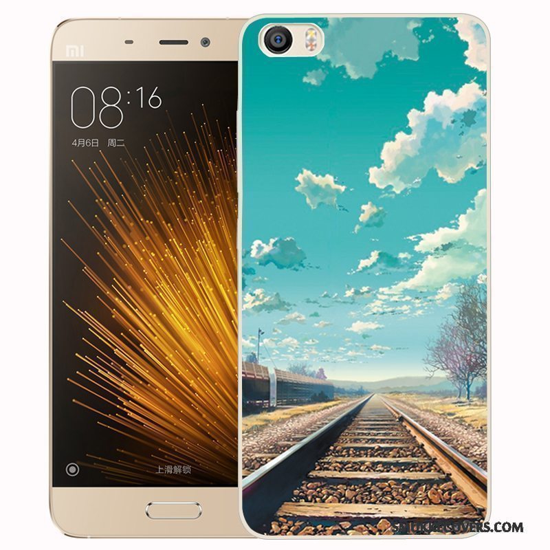 Etui Mi 5 Beskyttelse Telefonlille Sektion, Cover Mi 5 Blød Lyserød