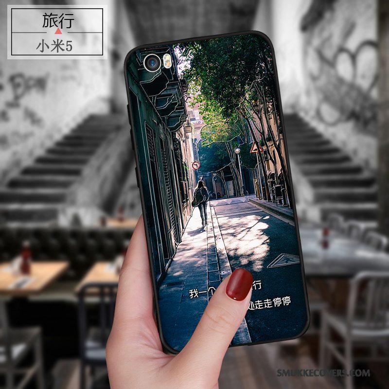Etui Mi 5 Tasker Trend Nubuck, Cover Mi 5 Blød Anti-fald Telefon