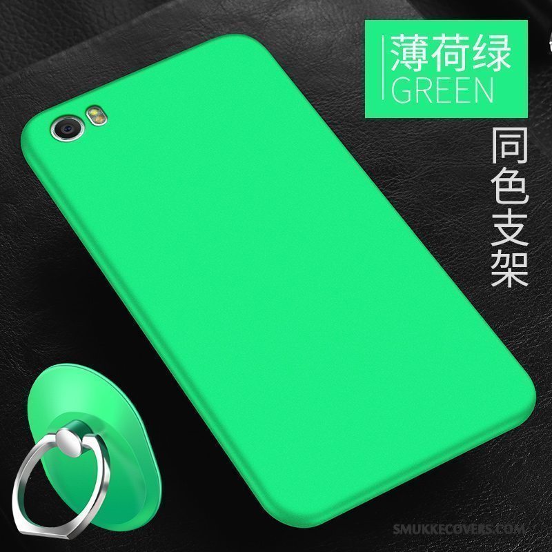 Etui Mi 5 Tasker Trend Nubuck, Cover Mi 5 Silikone Mørkegrøn Telefon