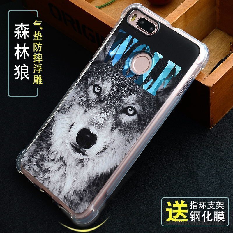 Etui Mi 5x Kreativ Kat Wealth, Cover Mi 5x Silikone Af Personlighed Telefon