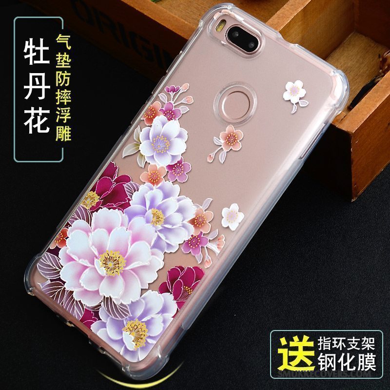 Etui Mi 5x Kreativ Kat Wealth, Cover Mi 5x Silikone Af Personlighed Telefon