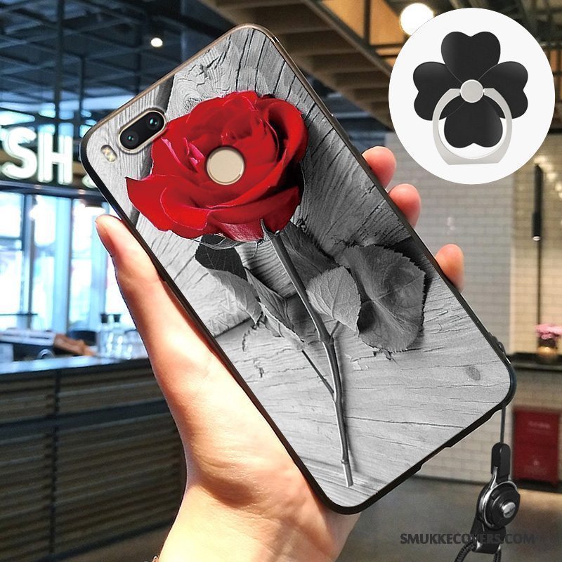 Etui Mi 5x Relief Af Personlighed Telefon, Cover Mi 5x Blød Nubuck Trend