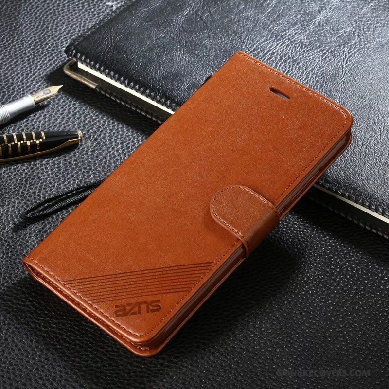 Etui Mi 5x Tasker Anti-fald Gul, Cover Mi 5x Blød Telefonlille Sektion